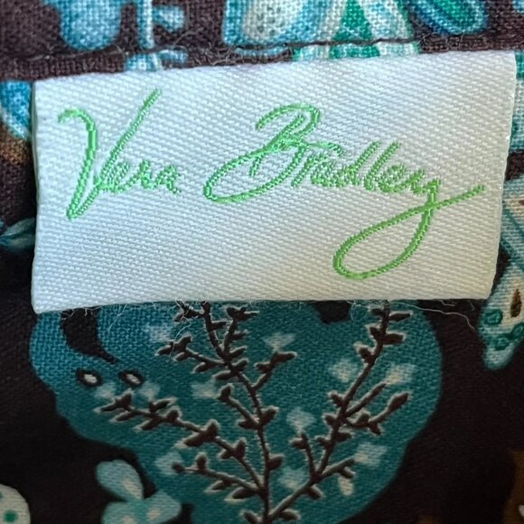 VERA BRADLEY Java Blue Tri-Fold Soft Wallet 3.5 x 4.5 - Picture 5 of 5
